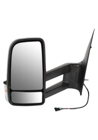Resim Spj Dış Dikiz Aynası Vw Crafter Uzun Kollu 2009 - 2017 -mercedes Sprinter 2007-2017 Elektrikli, Isıtmalı, Sinyalli, Manuel Katlanır, Astarlı Kapak, 6 Pin Sol 