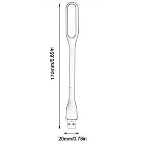 Resim Monte Lua Usb Led Işık Lamba Klavye Aydınlatma Kitap Okuma Lambası 