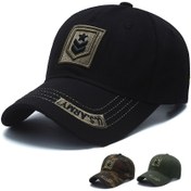Resim 1 adet Ayarlanabilir Beyzbol Kapağı, Hafif, Nakışlı Logo, Rastgele Desen, Erkekler ve Kadınlar için Dış Mekan Rahat Spor Şapkası, Elde Yıkanabilir, Kurutma Yıkama Olmadan, Beyzbol Şapkası 