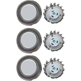 Resim 3pcs SH71 Yedek Kafa Jilet Bıçağı Philips Shaver S5531 S5532 S5535 S7731 8050 Tıraş Alın (Yurt Dışından) 
