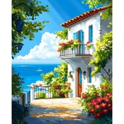 Resim El Yapımı Numara ile Boyama Manzara Resmi Modern Sanat Ev Dekoru 40x50cm/12x16inç Çerçevesiz, Kendin Yap El Sanatları Seti,Yaratıcı Hobi,Sanatsal Dekor,Manzara Resmi,Tuval Resmi,Detaylı Sanat Eseri,Numaralı Tuval,Sanat Tutkunları,Yeni Başlayan Ressamlar 