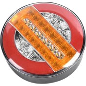 Resim 4 Inç Römork Dinamik Kuyruk Lambası 24V LED Kamyon Fren Lambası Otomobiller, Tekneler, Otobüsler, Karavanlar Için LED Yuvarlak Su Hamburger (Yurt Dışından) 