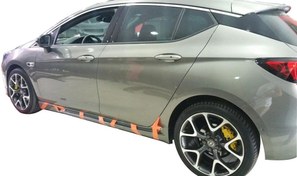 Resim Opel Astra K 2016 Sonrası Opc Yan Marşpiyel Seti (Plastik) 