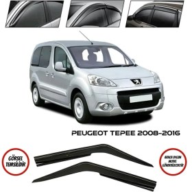 Resim Balp Peugeot Tepee 2008-2016 Cam Rüzgarlığı 4lü Takım 