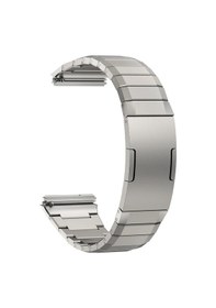 Resim Huawei Watch Gt 6/5/4/3/2 Pro 46mm 22mm Kordon Metal Titanyum Saate 1e-1 Uyum+kısıltma Apratı 