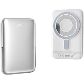 Resim Wiwu Wi-P018 Elite Serisi Led Ekranlı M-safe Powerbank Wireless 15W 10000mAh - Siyah 