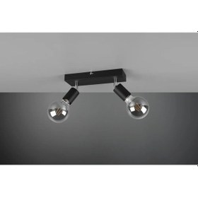 Resim Riolıght Modern1 Siyah1 2xe27 Mafsallı Hareketli1 Başlık Glop Ampul Hariç Metal Spot Avize Siyah 