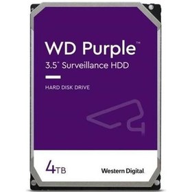 Resim Wd 4Tb 3.5 Purple WD43PURZ Sata3 5400RPM 64MB 7-24 Guvenlık Harddisk 