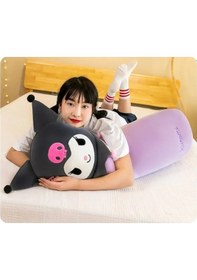 Resim Kawaii Sevimli Yumuşak Uzun Yastık Peluş Doğum Günü Hediyesi 60 Cm Kuromi 
