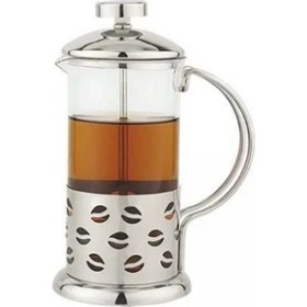 Resim Bsre Çelik Kulplu Cam French Press - 350 ml 