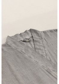 Resim Raw Pamuk Gri Sabahlık Kimono S-m 1517a Gri 