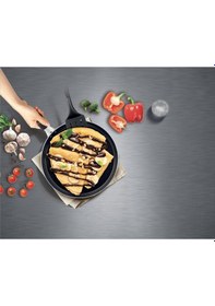 Resim Tefal Titanyum 2X XL Force Difüzyon Tabanlı Krep Tava 25 CM 