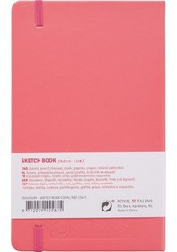 Resim Talens Sketchbook Sert Kapak Eskiz Çizim Defteri 13x21 Cm. Coral 