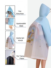 Resim Casabony Sarı Kendin Tasarla Kız Çocuk Yağmurluk 2-4 Yaş 