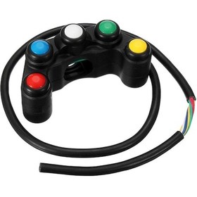 Resim Suntek Evrensel Motosiklet 22 MM Basmalı Düğme Anahtarı Sis 