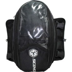 Resim Ebakbak Motosiklet Depo Üstü Manyetik Çanta Impertex Omuz Taşıma Askılı Motor Çanta 