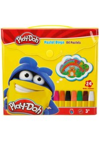 Resim Play-Doh 24 Renk Pastel Boya Çantalı Pa007 