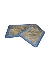 Resim Banyo Paspası 2'li Set 3d Baskılı Jel Hasır Çok Renkli 