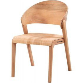 Resim Masifart Presil Zendora Sandalye Cilasız Ham Ham 