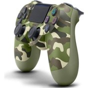 Resim Ps4 - Pc - Telefon Uyumlu Dualshock 4 V2 Wireless Gamepad Kablosuz Oyun Kolu Kamuflaj Yeşil 