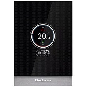 Resim Buderus TC100 WiFi Versiyon 1 Kablolu Akıllı Oda Kumandası Termostatı 