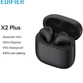 Resim Edifier X2 Plus Gerçek Kablosuz Kulaklık Tws Bluetooth Kulaklık 70 Ms Düşük Black 