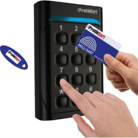 Resim Pratikkart Akıllı Kart Geçiş Sistemi Kartlı Ve Şifreli Pratik-Cp Serisi 