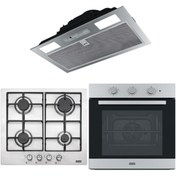 Resim Franke Ankastre Set (FBI 525 GR/500 ASPİRATÖR - FHNL 604 4G XS E OCAK - FSL 82 H XS FIRIN) 