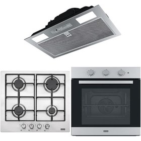 Resim Franke Ankastre Set (FBI 525 GR/500 ASPİRATÖR - FHNL 604 4G XS E OCAK - FSL 82 H XS FIRIN) 