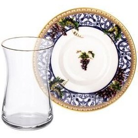 Resim Marianna Grape 12 Parça 6 Kişilik Çay Seti 