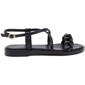 Resim Sandalet Kadın 85p9 Frau Mofy Leather Nero 