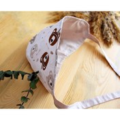 Resim AYÇİÇEĞİ BUTİK Çift Taraflı Bebek Bonnet / Bebek Şapkası (BEBEK BONET) 
