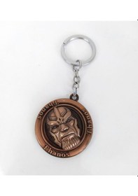 Resim Thanos Avengers Marvel Döner Mekanizmalı Metal Figür Anahtarlık 1 