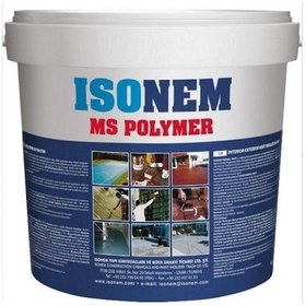 Resim Isonem Ms Polymer %300 Elastik Su Yalıtım Boyası 18 Kg Beyaz (538439644) 