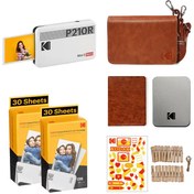 Resim Kodak Mini 2 Retro - Taşınabilir Fotoğraf Yazıcısı + BUNDLE ( Beyaz ) 