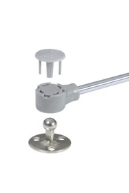 Resim Genel Markalar Mobilya Dolap (GRİ) Kalkar Kapak Gazlı Hidrolik Piston 100n 27cm 