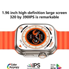 Resim Genel Markalar Krg Ws28 Ultra 49Mm Siri Tansiyon Ateş Nabız Ölçer Akıllı Saat Lucest Yeni 