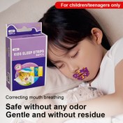 Resim Horlama ve Ağızla Nefes Alma için Uyku Bantları - Horlama Karşıtı Gece Ağız Kapatma Yapışkanları, Kokusuz Ağız Kuruluğu Yardımcısı, Çene Düzeltme ve Gece Ağız Açma Önleyici (Hassas Diş Eti Dostu) 