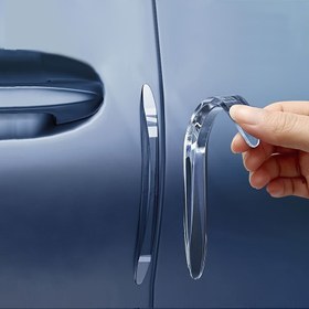 Resim Görünmez Kapı Tampon Şeridi Araba Kapı Kenarı Çarpışma Önleyici Çizik Malzemeleri Arka Görüş Aynası Koruma Araba Sticker Şeridi 