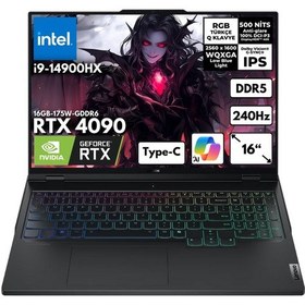 Resim Lenovo Legion Pro 7 16IRX9H 83DE002KTRHMF2 i9-14900HX 32 GB DDR5 2 TB SSD RTX4090 16 GB GDDR6 16" WQXGA W11H Dizüstü Bilgisayar 