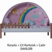 Resim Benimodam My House Çocuk Odası Montessori Ahşap Karyola 90x200 
