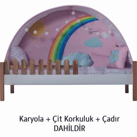 Resim Benimodam My House Çocuk Odası Montessori Ahşap Karyola 90x200 
