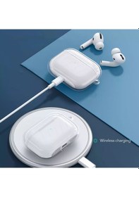 Resim Apple Uyumlu AirPods Pro 2 Kilif Seffaf Kristal Silikon 360 Tam Koruma 561422679 