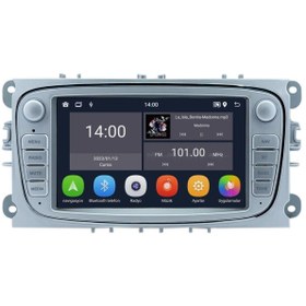 Resim Noiser Ford Connect-mondeo-focus Oval Gri Android Multimedya Teyp T5 - 4gb Ram, 64gb Hafıza 