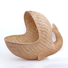 Resim Balina Rattan Oyuncak Sepeti 