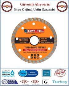 Resim Baytec Bay-Tec Elmas Testere - Seramik, Fayans, Granit, Mermer Kesici Testere - 115MM 