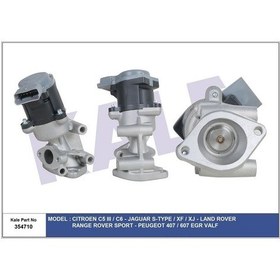 Resim Kale-354710 - Egr Valfı Peugeot 407 607 - Cıtroen C5 Iıı C6 2.7 