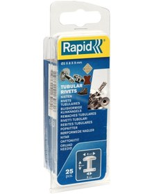 Resim Rapid Boru Perçin 8X3X9 Mm Çap 8X3 25 Adett 5000415 