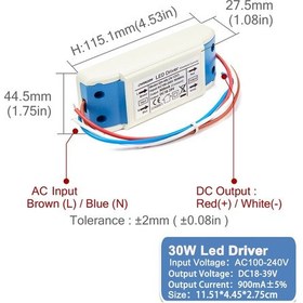 Resim Chanzon Led Sabit Akım Adaptörü 6w-50w 300ma-1500ma Güç Kaynağı, Lamba Trafo 1w Chınakoyu Gri Koyu Gri 