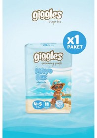 Resim Giggles Külotlu Mayo Bebek Bezi Sıvı Geçirmez 4-5 Numara 9-15 Kg 1 Paket 11 Adet 4 - 5 Numara 